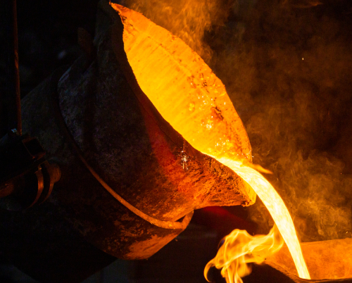 Hot forging